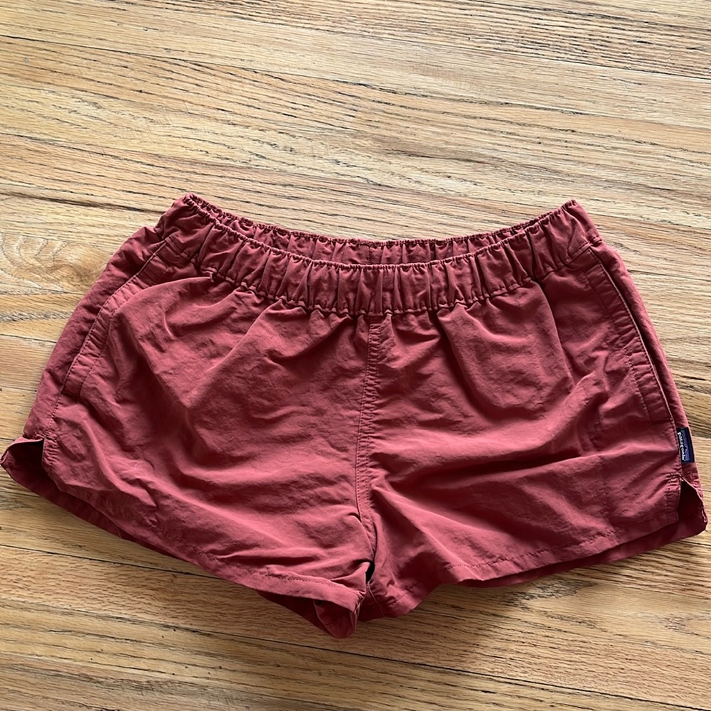Women’s Patagonia Barely Baggies- 2 1/2 inch X Small- Red